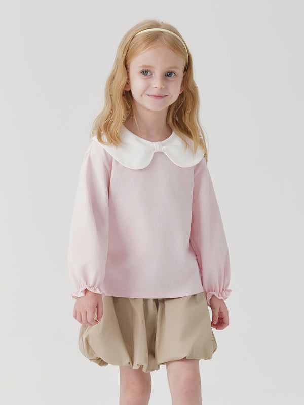 MARC & JANIE Toddler Girl Peter Pan Collar T-shirt 241183