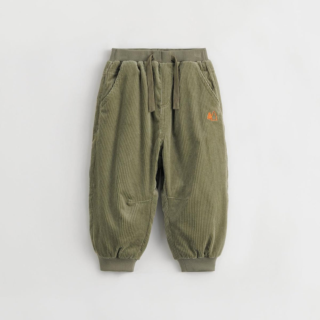 MARC&JANIE Boys Warm Corduroy Drawstring Pants Kids Pants for Winter 231973 - MARC&JANIE