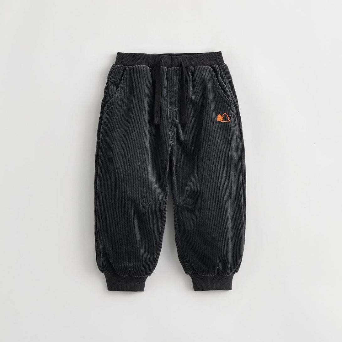 MARC&JANIE Boys Warm Corduroy Drawstring Pants Kids Pants for Winter 231973 - MARC&JANIE