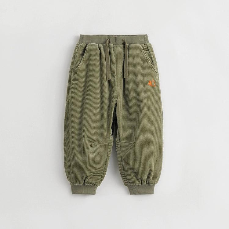 MARC&JANIE Boys Warm Corduroy Drawstring Pants Kids Pants for Winter 231973 - MARC&JANIE