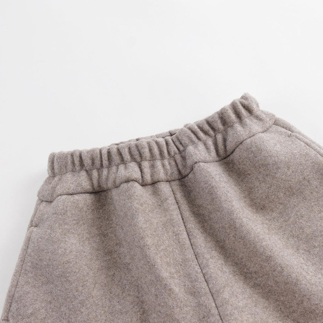 MARC&JANIE Boys Girls Warm Loose Tweed Lantern Pants Kids Pants for Autumn & Winter 232020 - MARC&JANIE