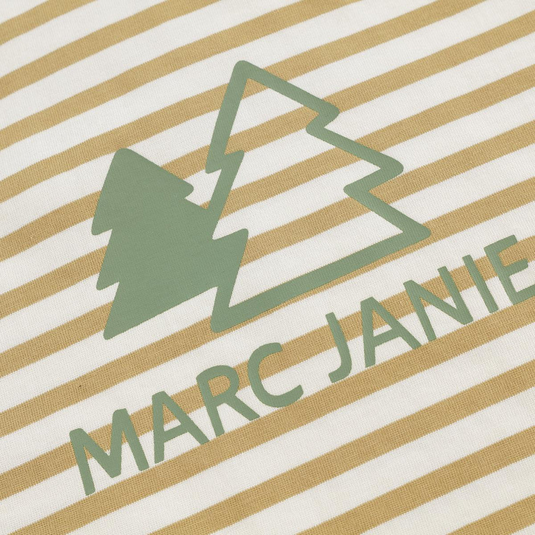MARC&JANIE Boys Urban Outdoor Striped Short Sleeve T-Shirt Kids Cotton Top for Summer 240586 - MARC&JANIE