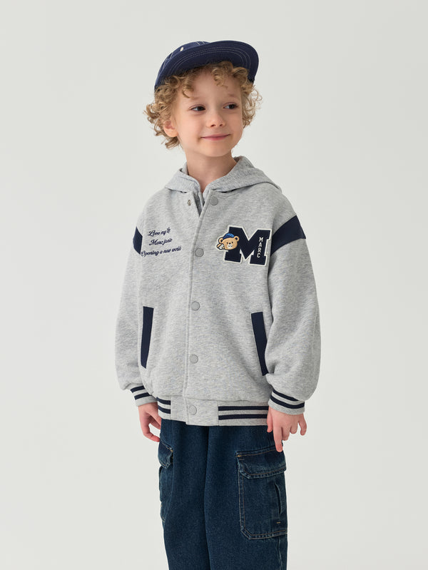 MARC & JANIE Toddler Boy Retro Varsity Baseball Jacket 551155