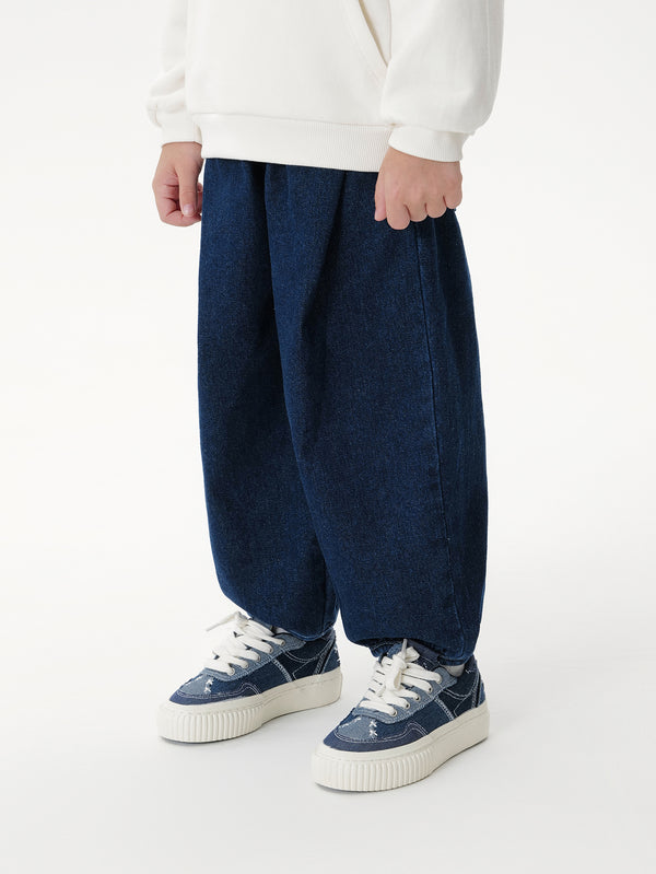MARC & JANIE Toddler Boy Stylish Shaped Denim Balloon Pants Jeans 551310