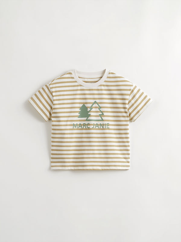 MARC & JANIE Unisex Toddler Kids Striped T-Shirt 240586