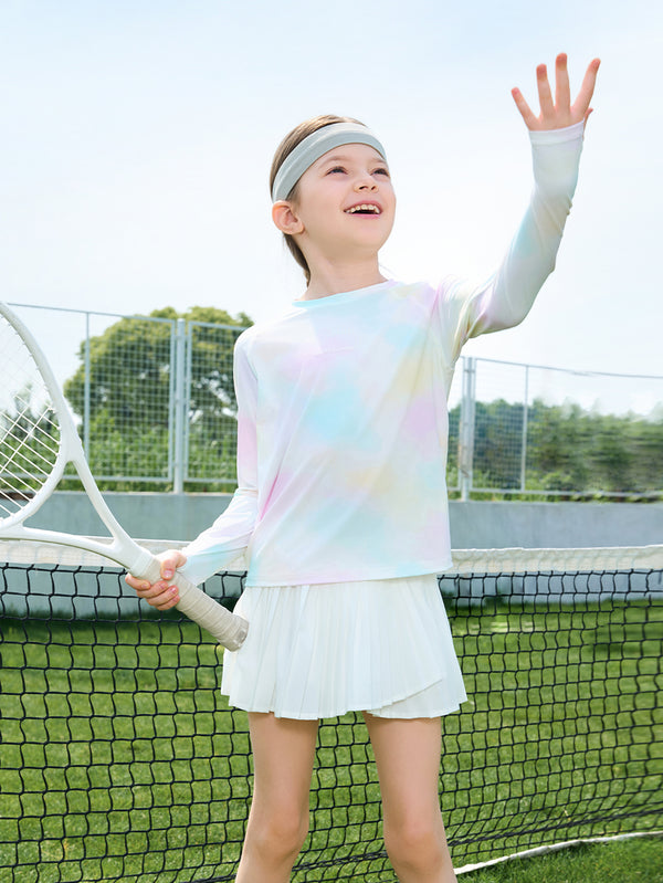 MARC & JANIE Kids Girl High Stretch Coolling UV Protection Sports T-Shirt 550315