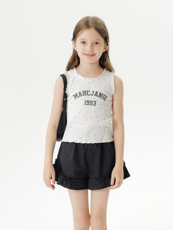 MARC & JANIE Kids Girl Vintage Sweet Cool Cotton Knit Tank Top 550715