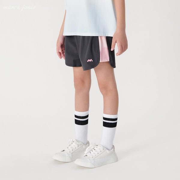 Girls Color Block Patchwork Sports Shorts 240359 - MARC&JANIE