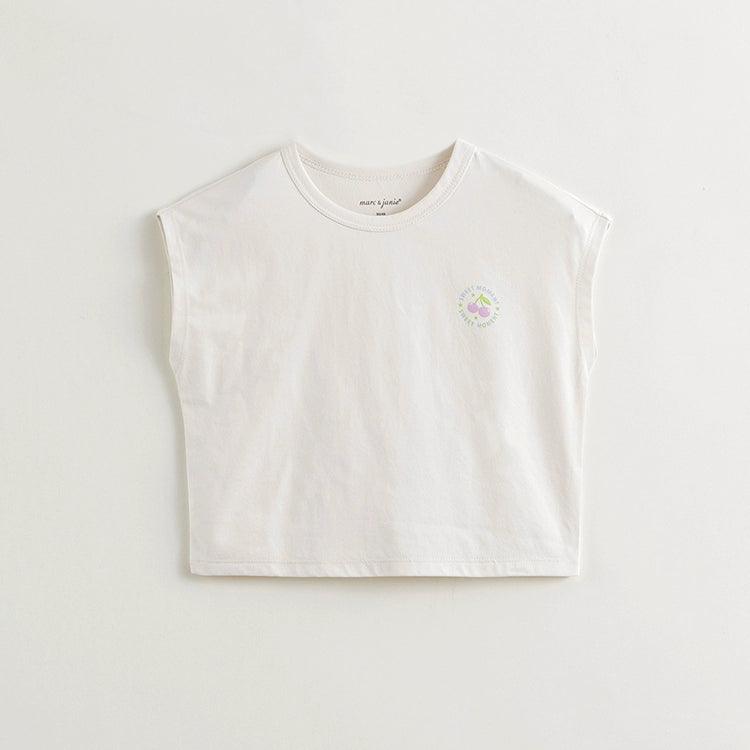 Girls Loose Round Neck Athletic Short Sleeve T-Shirt 240781 - MARC&JANIE