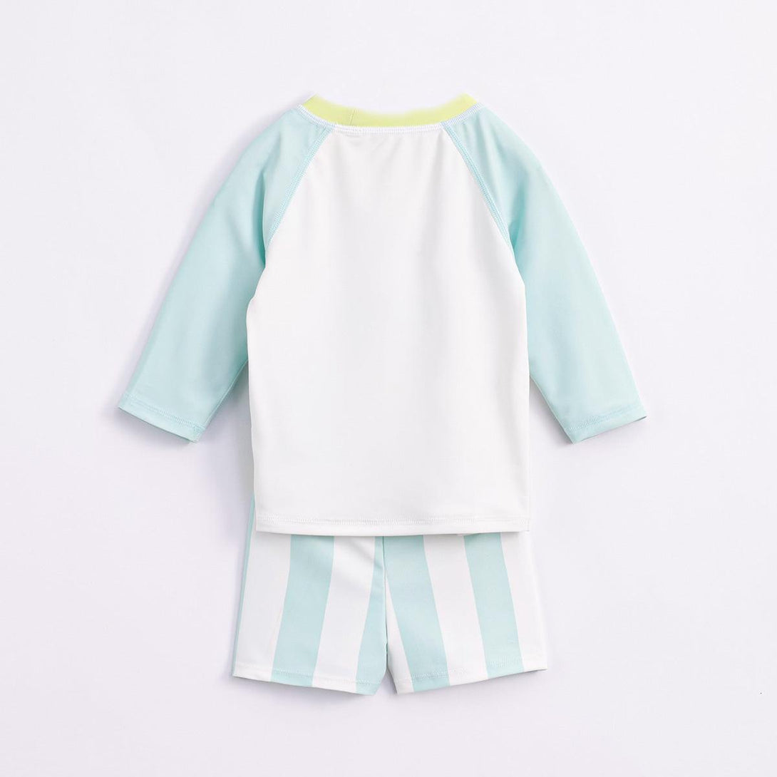 MARC&JANIE Boys Summer Cool Sunscreen Swimsuit Swimming Cap For Comfortable Swimming Short Sets 231120 ( Arrive on May 14) - MARC&JANIE