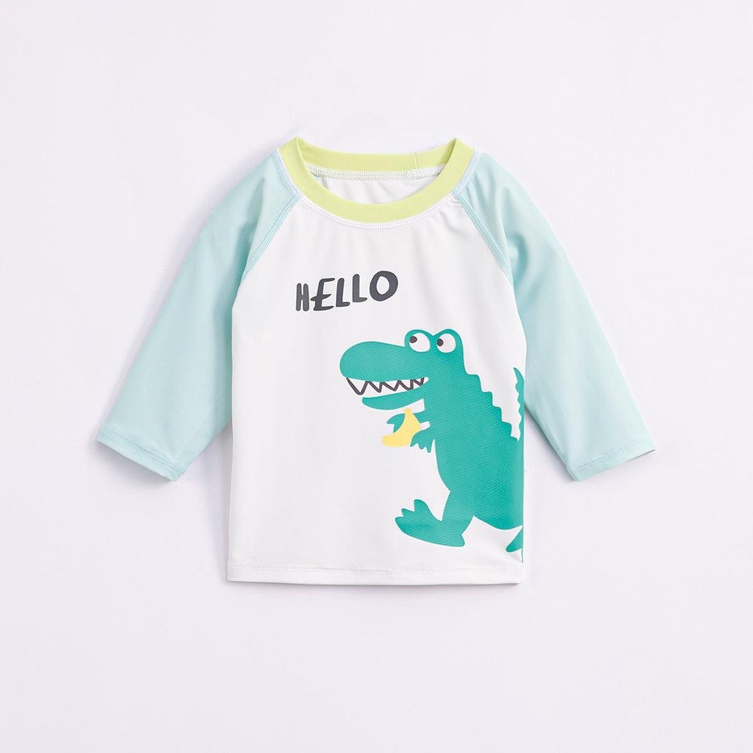 MARC&JANIE Boys Summer Cool Sunscreen Swimsuit Swimming Cap For Comfortable Swimming Short Sets 231120 ( Arrive on May 14) - MARC&JANIE