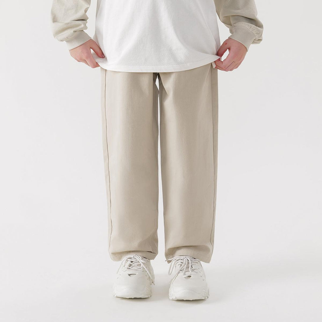 MARC&JANIE Boys Casual Pants Children's Cotton Loose Peplum Trousers Spring New Pants for Spring 240205 - MARC&JANIE