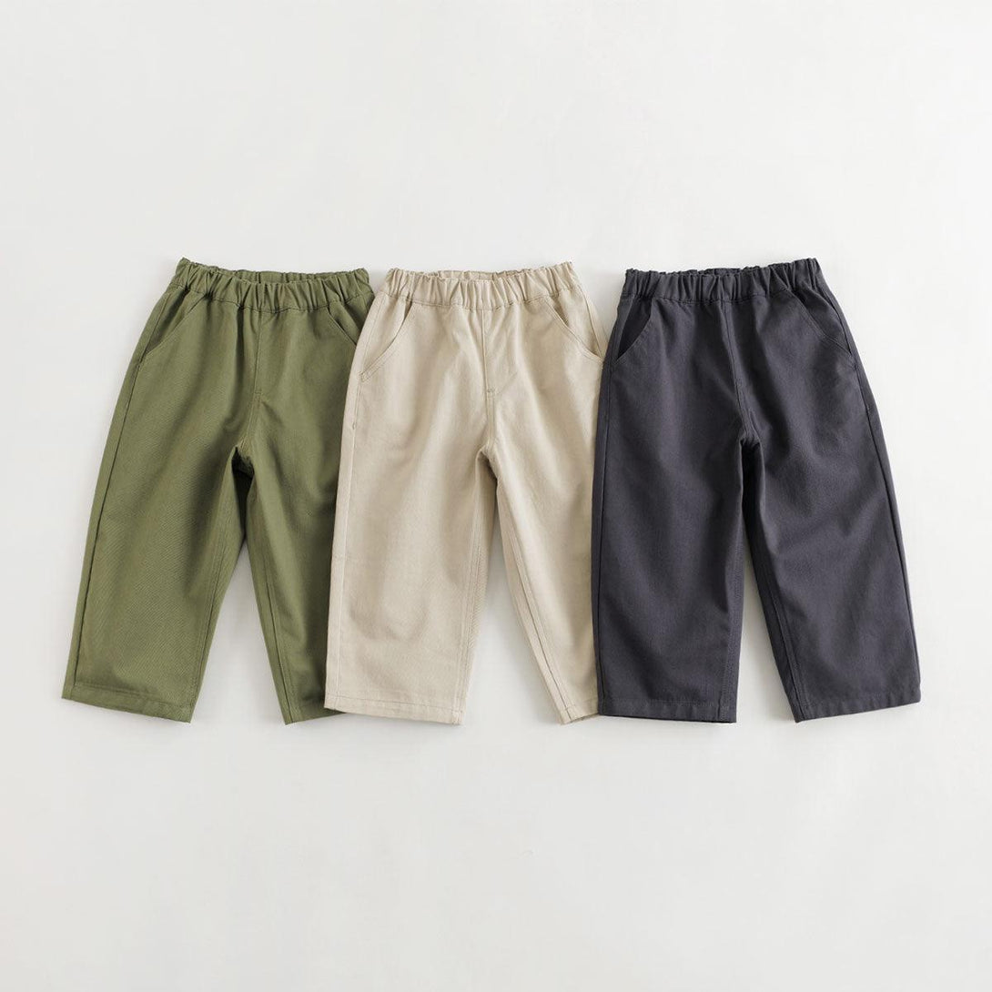 MARC&JANIE Boys Casual Pants Children's Cotton Loose Peplum Trousers Spring New Pants for Spring 240205 - MARC&JANIE
