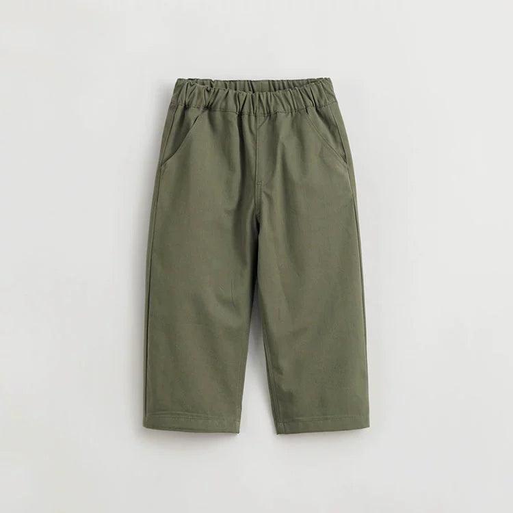 MARC&JANIE Boys Casual Pants Children's Cotton Loose Peplum Trousers Spring New Pants for Spring 240205 - MARC&JANIE