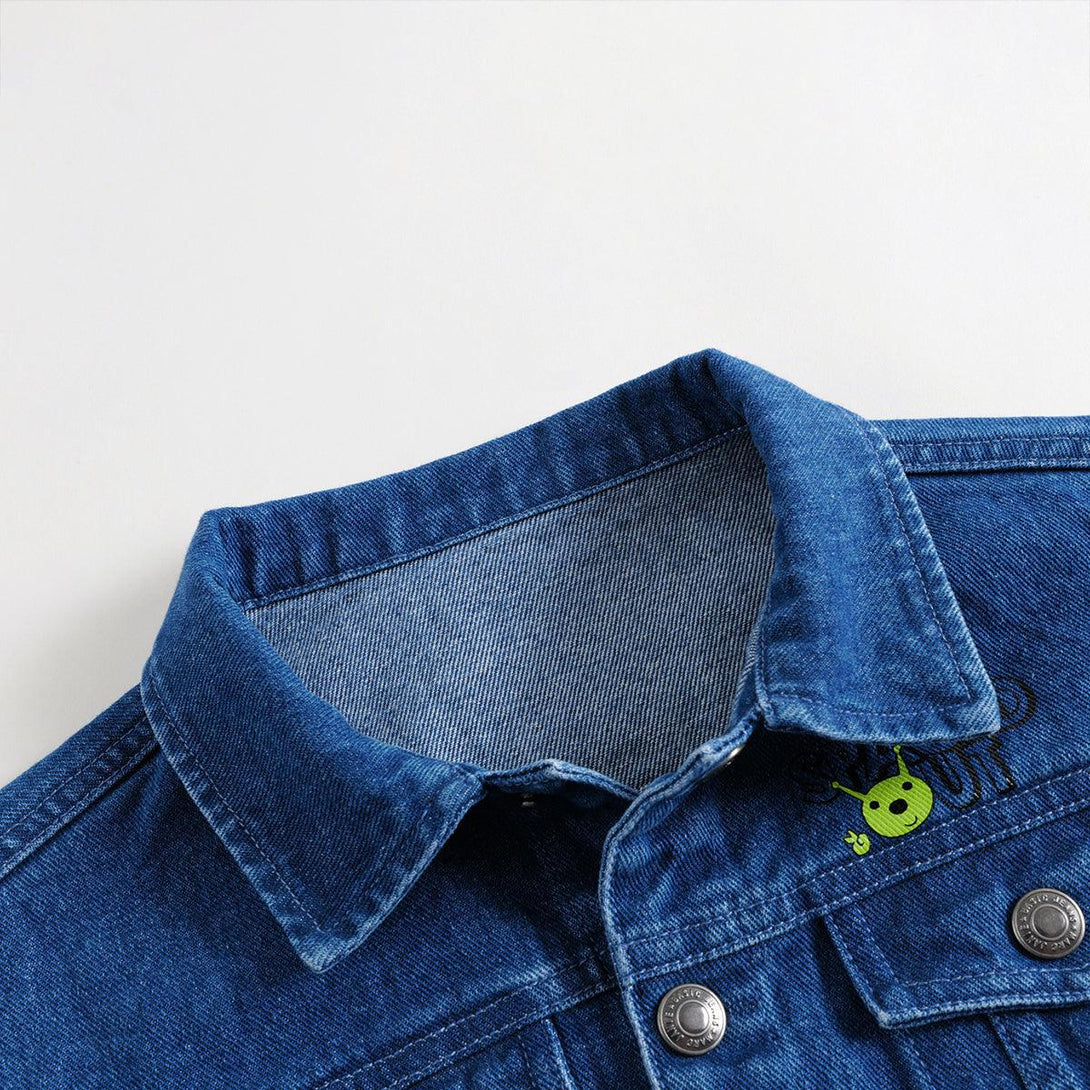 MARC&JANIE Boys Fun Alien Doodle Cotton Denim Outerwear & Jackets for Autumn 231390 - MARC&JANIE