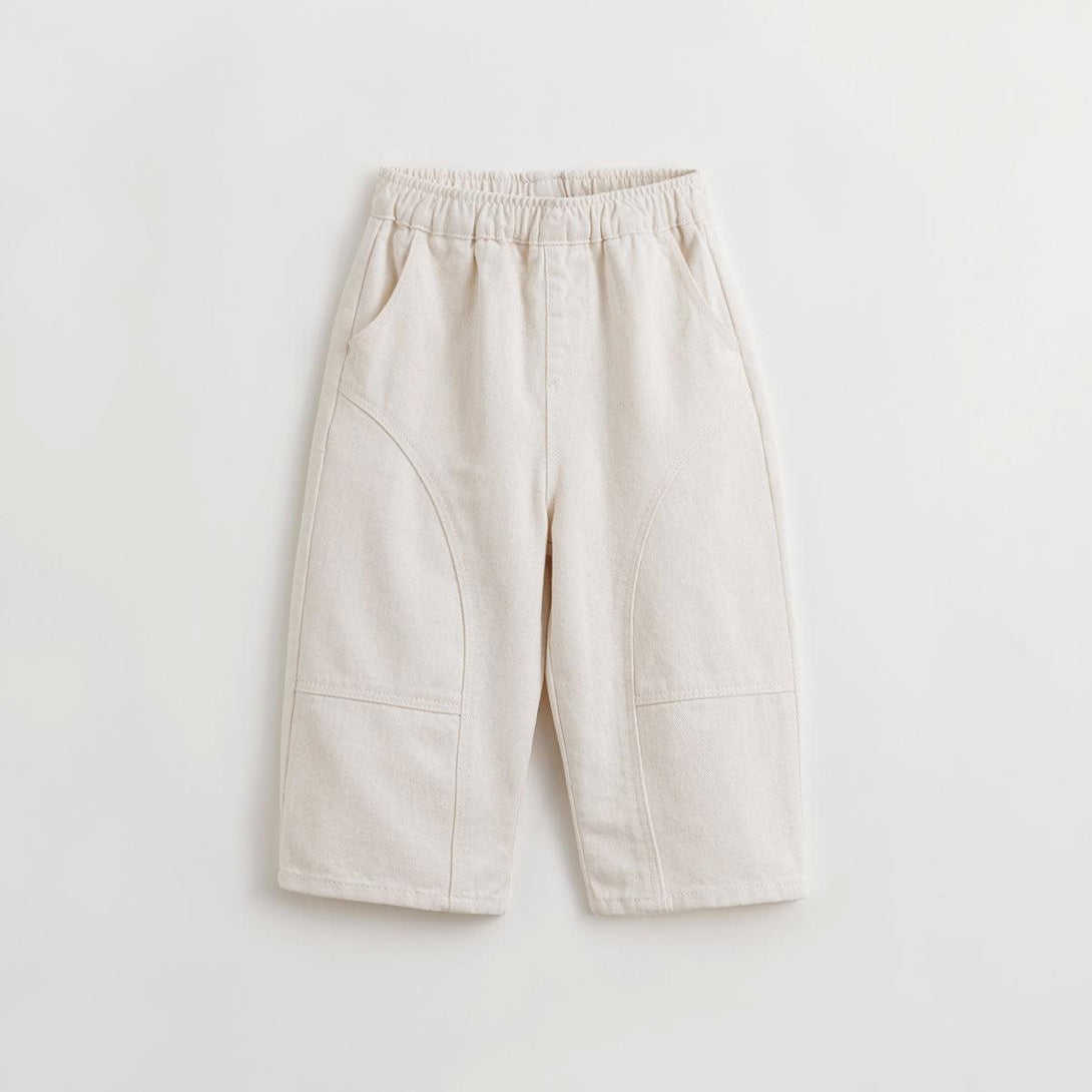 MARC&JANIE Boys Split Patchwork Jeans Balloon Pants Kids Cotton Carrot Pants for Spring 240193 - MARC&JANIE
