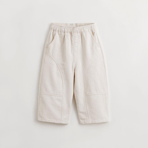 MARC&JANIE Boys Split Patchwork Jeans Balloon Pants Kids Cotton Carrot Pants for Spring 240193 - MARC&JANIE