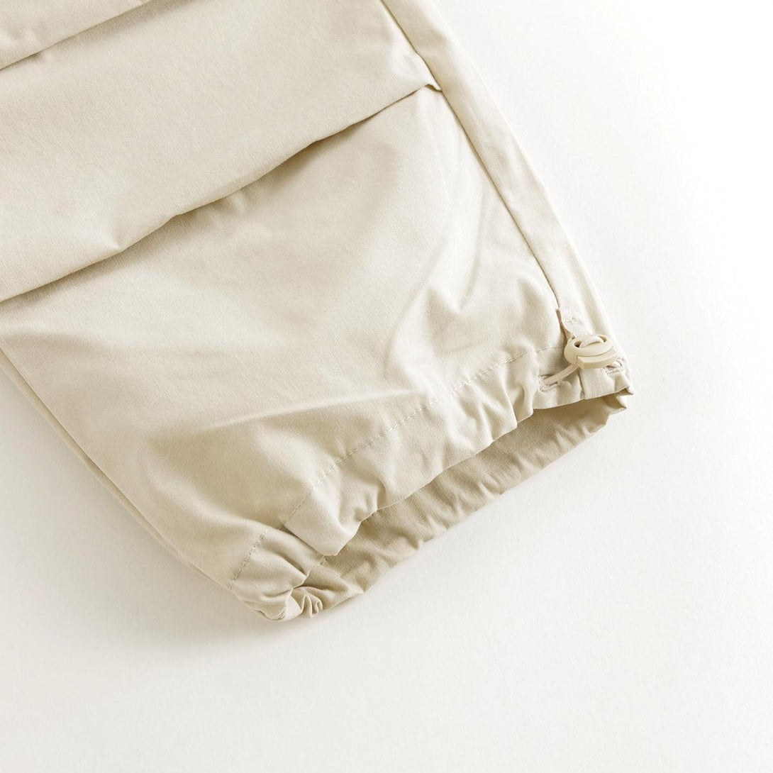 MARC&JANIE Girls Fashionable Large Pockets Work Parachute Pants Children's Cotton Pants for Spring 240197 - MARC&JANIE
