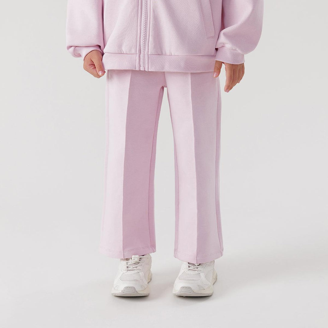 MARC&JANIE Girls Line Split Sport Wide Leg Pants Kids Loose Pants for Spring 240288 - MARC&JANIE