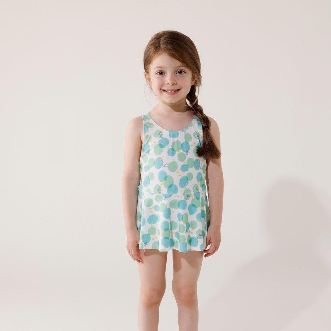 MARC&JANIE Girls Summer French Ruffle One-Piece Swimsuits 231115 - MARC&JANIE