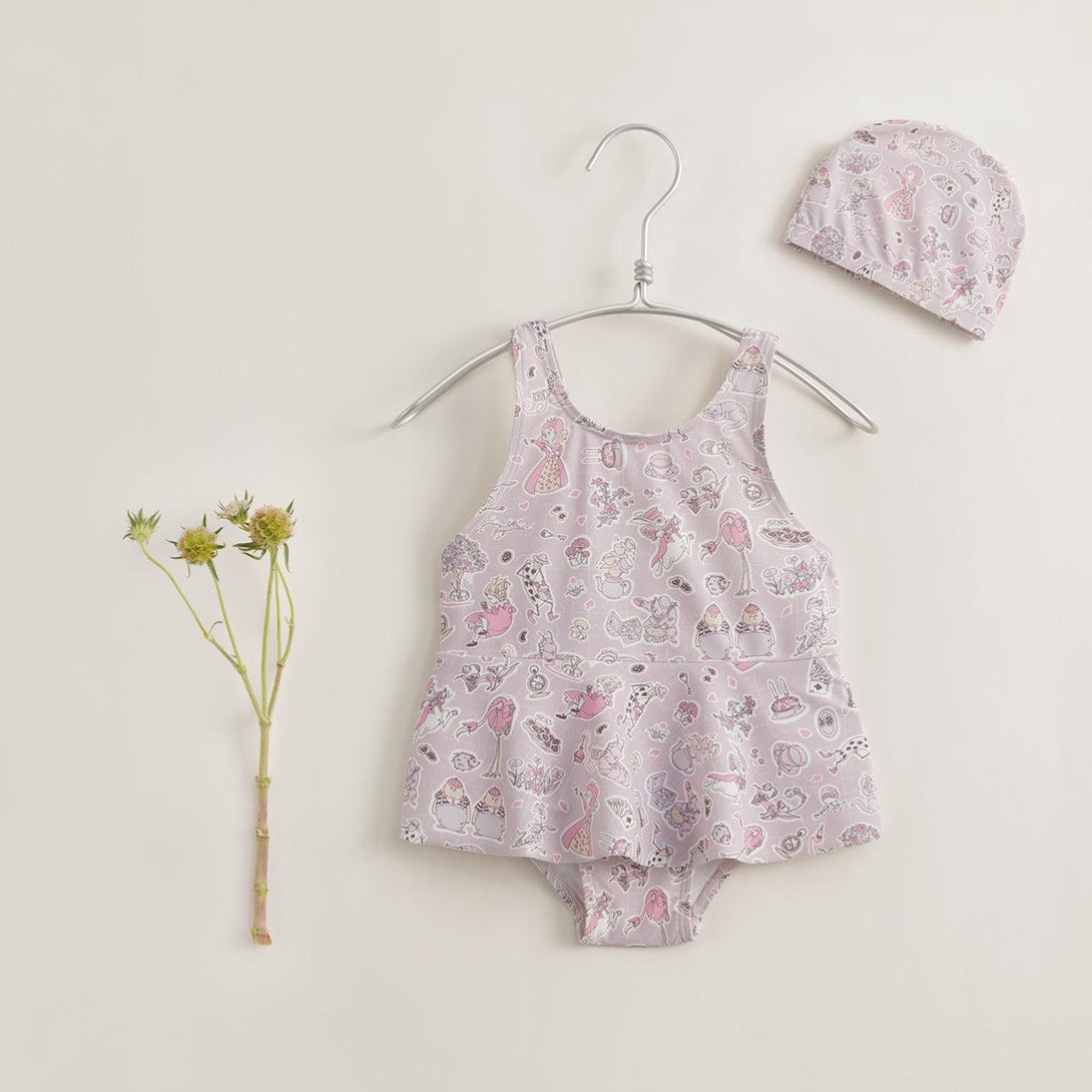 MARC&JANIE Girls Summer French Ruffle One-Piece Swimsuits 231115 - MARC&JANIE