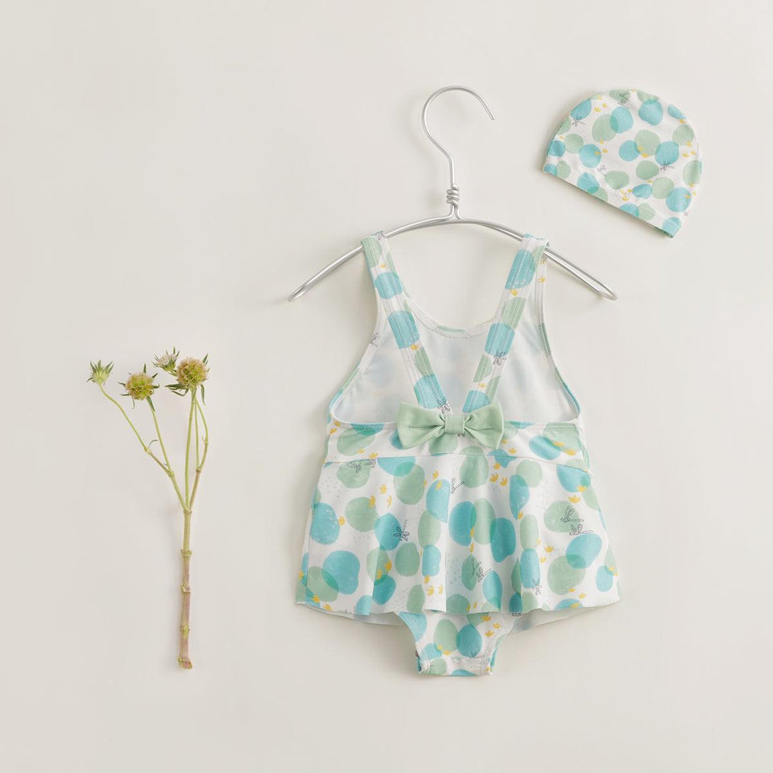 MARC&JANIE Girls Summer French Ruffle One-Piece Swimsuits 231115 - MARC&JANIE