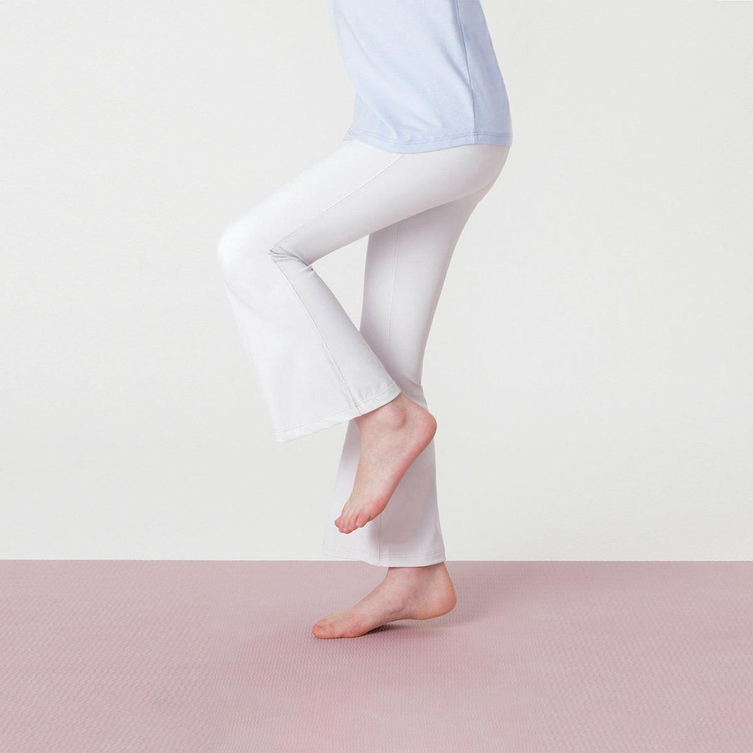 MARC&JANIE Girls Stretchy Sports Bottoms Yoga Pants Flared Pants for Autumn 231621 - MARC&JANIE