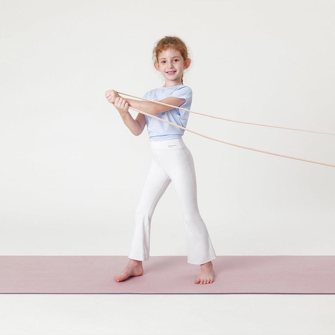 MARC&JANIE Girls Stretchy Sports Bottoms Yoga Pants Flared Pants for Autumn 231621 - MARC&JANIE