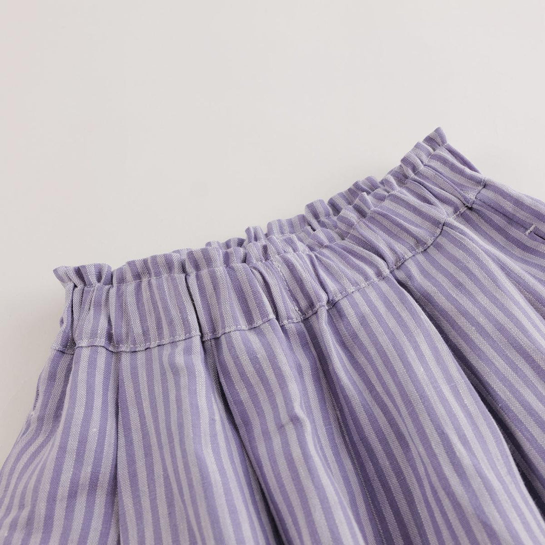 MARC&JANIE LUFU French Series Girls Spring Thin A-Line Loose Wide Legs Pants 230238 - MARC&JANIE